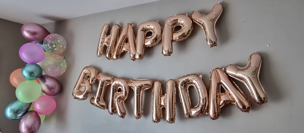 Accueil, Création Personnalisée, Happy Birthday, Ballons, Anniversaire, Décoration, Fete, Guirlande, Lizziepoppins