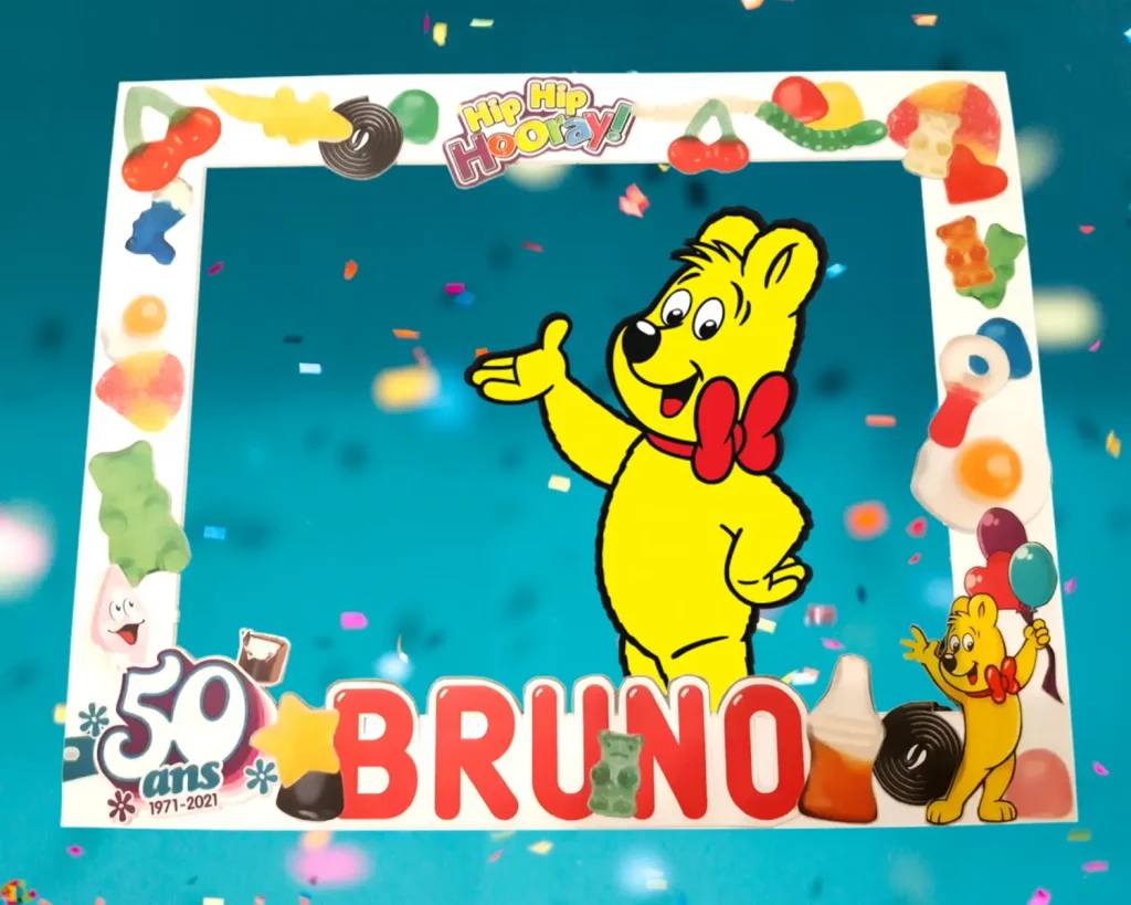 Photobooth Haribo, Photo, Selfie, Anniversaire, Fete, Décoration, Personnalisée, Lizzie Poppins